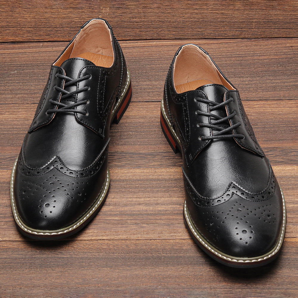 Classic Men’s Brogue Business Shoes