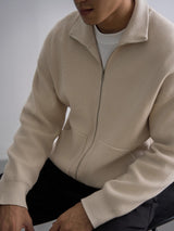 Men’s Autumn/Winter Zip-Up Sweater Top Coat – Warm & Stylish
