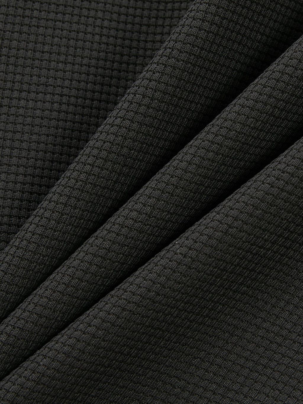 Waffle Knit Colorblock Cardigan – Notched Collar & Zippered Pockets