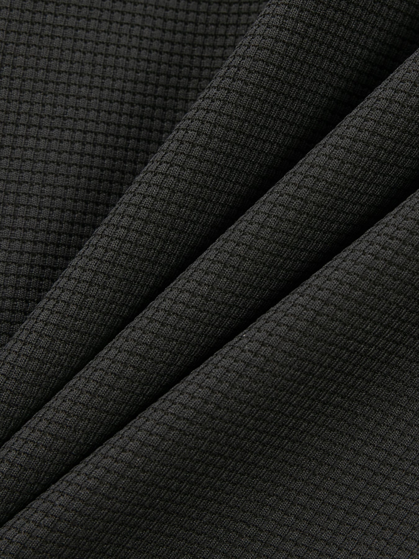 Waffle Knit Colorblock Cardigan – Notched Collar & Zippered Pockets