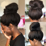 Women’s Handwoven Black Long Straight Wig