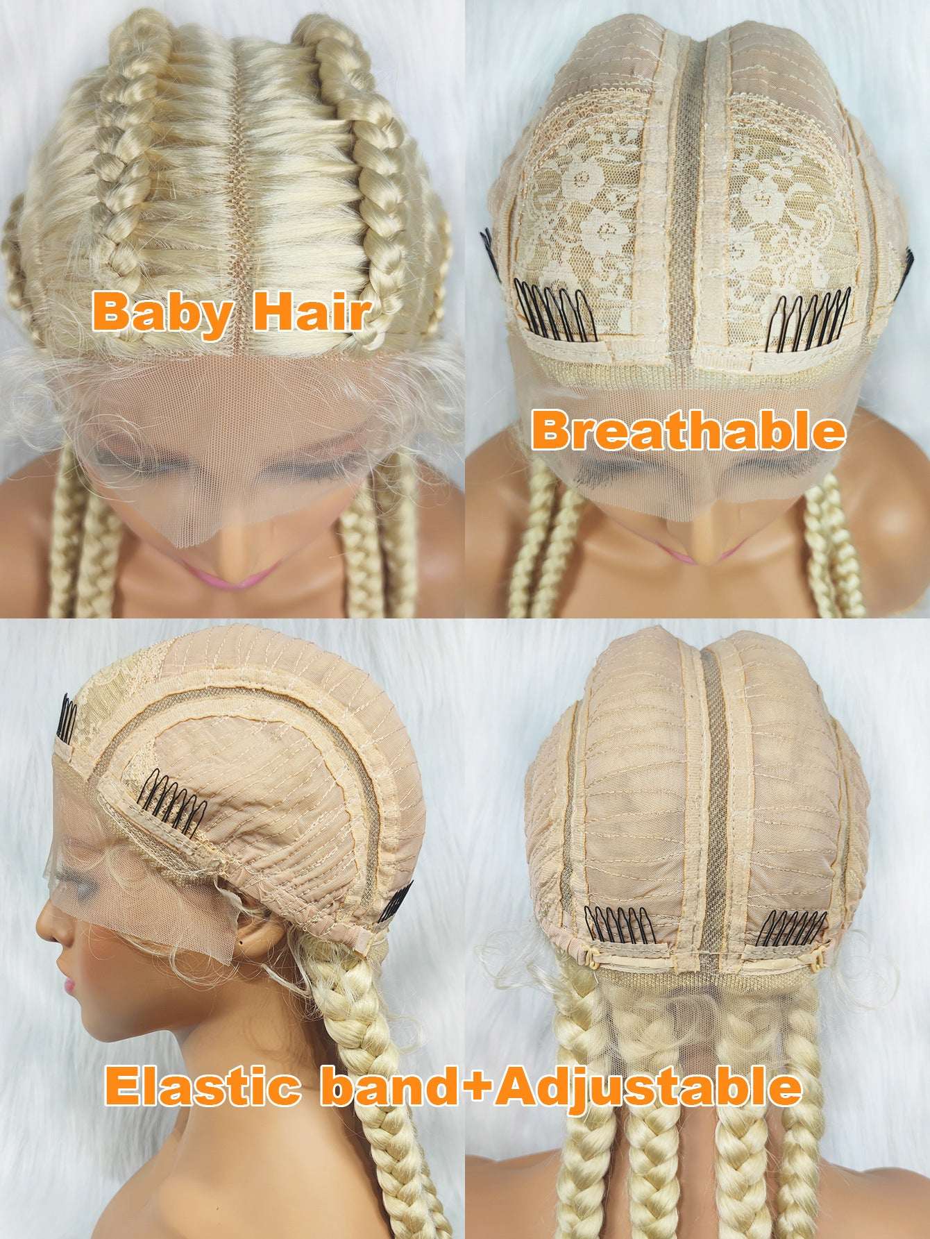 4-Strand Lace Braids Wig