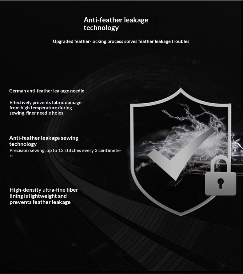 Men’s Stand-Up Collar Patchwork Down Jacket