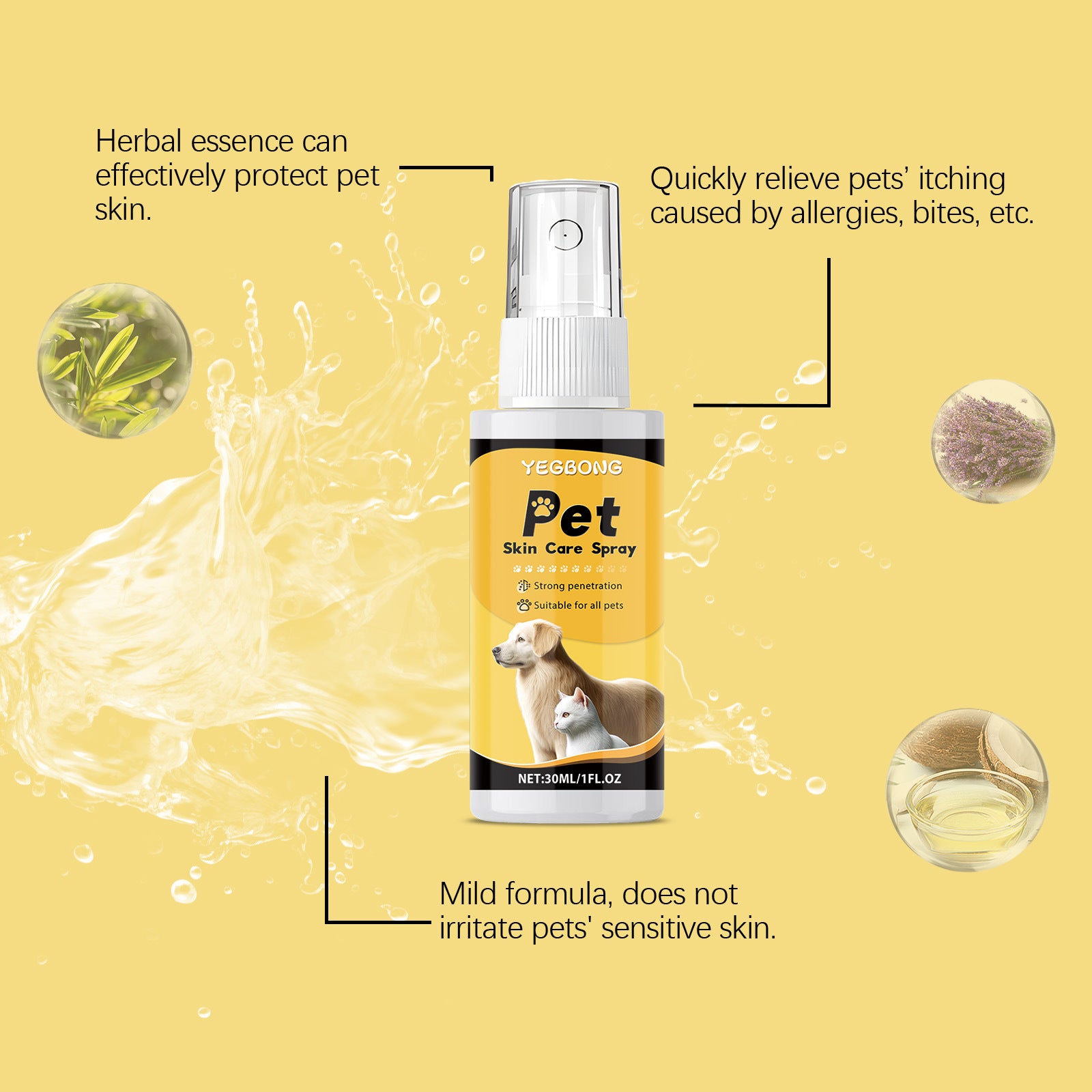 Pet Skin Spray – Gentle Care