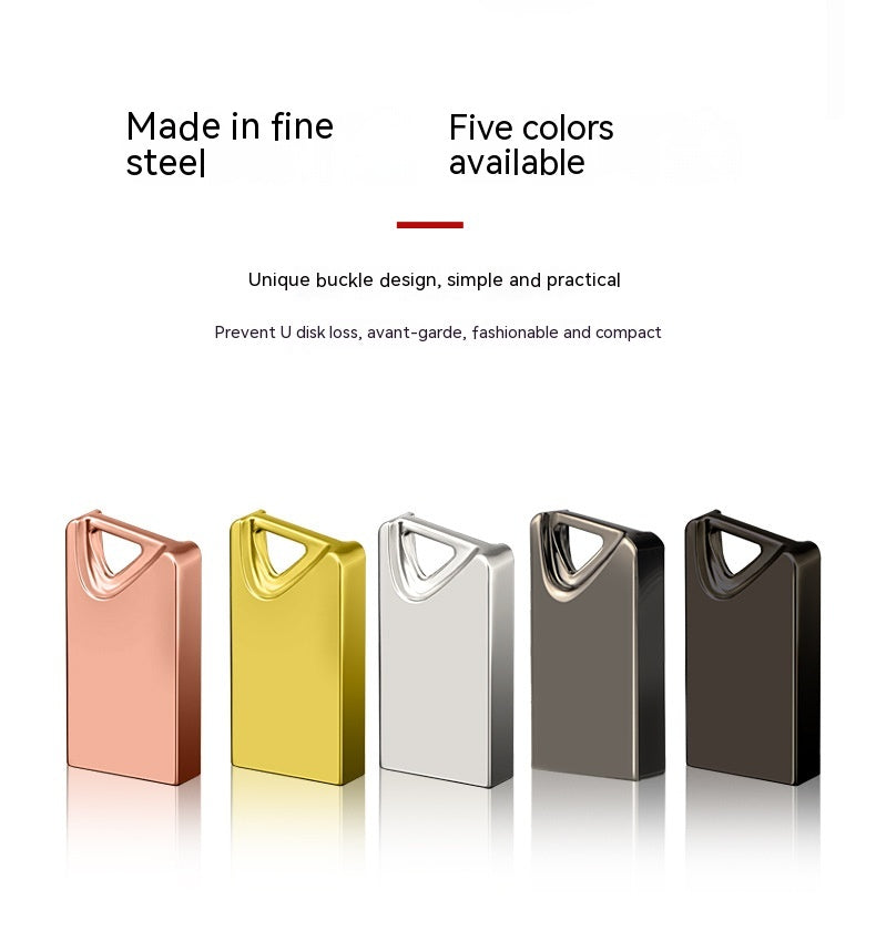 Mini Metal USB Drive – High‑Speed Lossless Music Flash Drive for Car & Computer