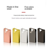 Mini Metal USB Drive – High‑Speed Lossless Music Flash Drive for Car & Computer