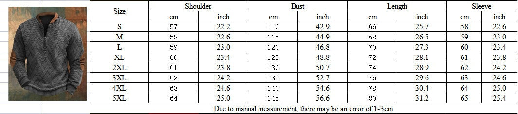 Men’s 3D Digital Print Fashion Zip-Up Hoodie