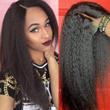Women’s Handwoven Black Long Straight Wig
