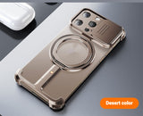 Magnetic Bezel-Free 360° Rotating Bracket Phone Case