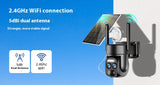 Solar-Powered 8X Zoom Surveillance Camera