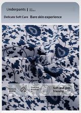 Men’s All-Cotton Boxer Briefs – Printed Design for Comfort & Style