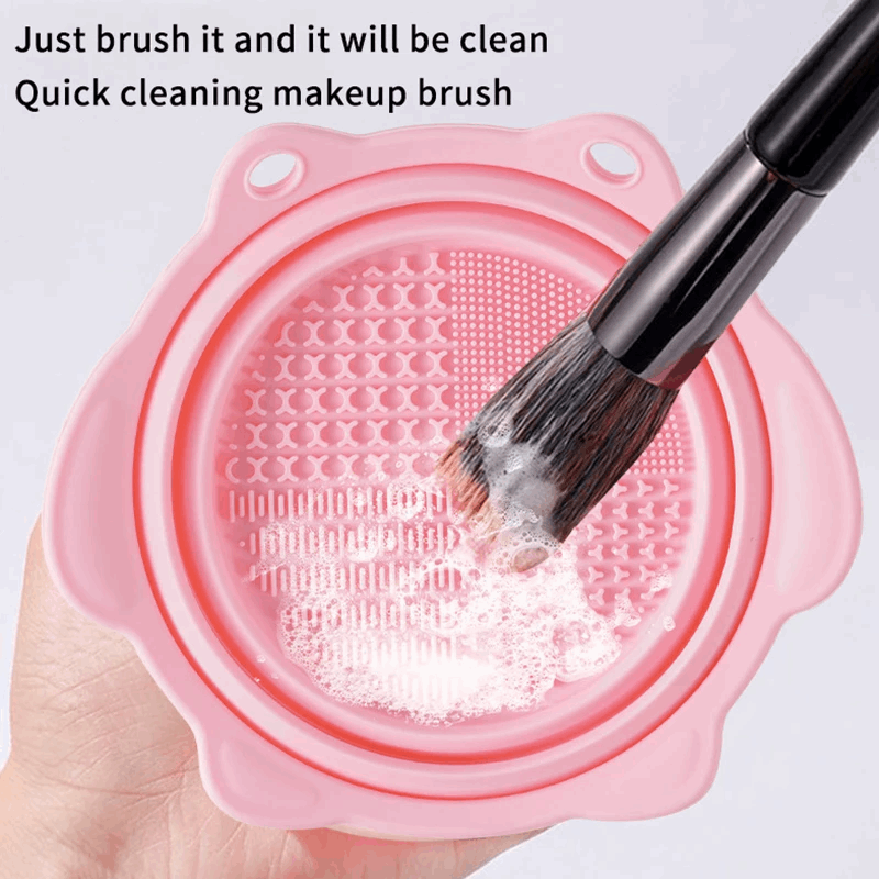 Silicone Makeup Brush Cleaning Bowl