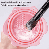 Silicone Makeup Brush Cleaning Bowl