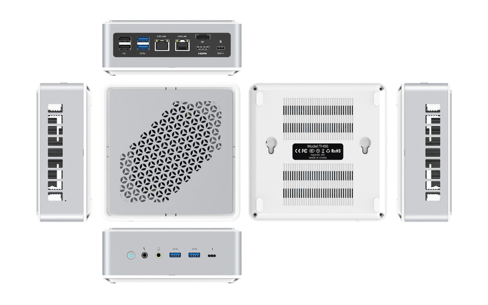 MINISFORUM TH50 Mini PC – Intel Core i5‑11320H Compact Desktop with HD Graphics & Office‑Ready Performance
