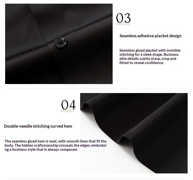 Silky Smooth Wrinkle-Resistant Large Size Shirt – Comfort & Redefined