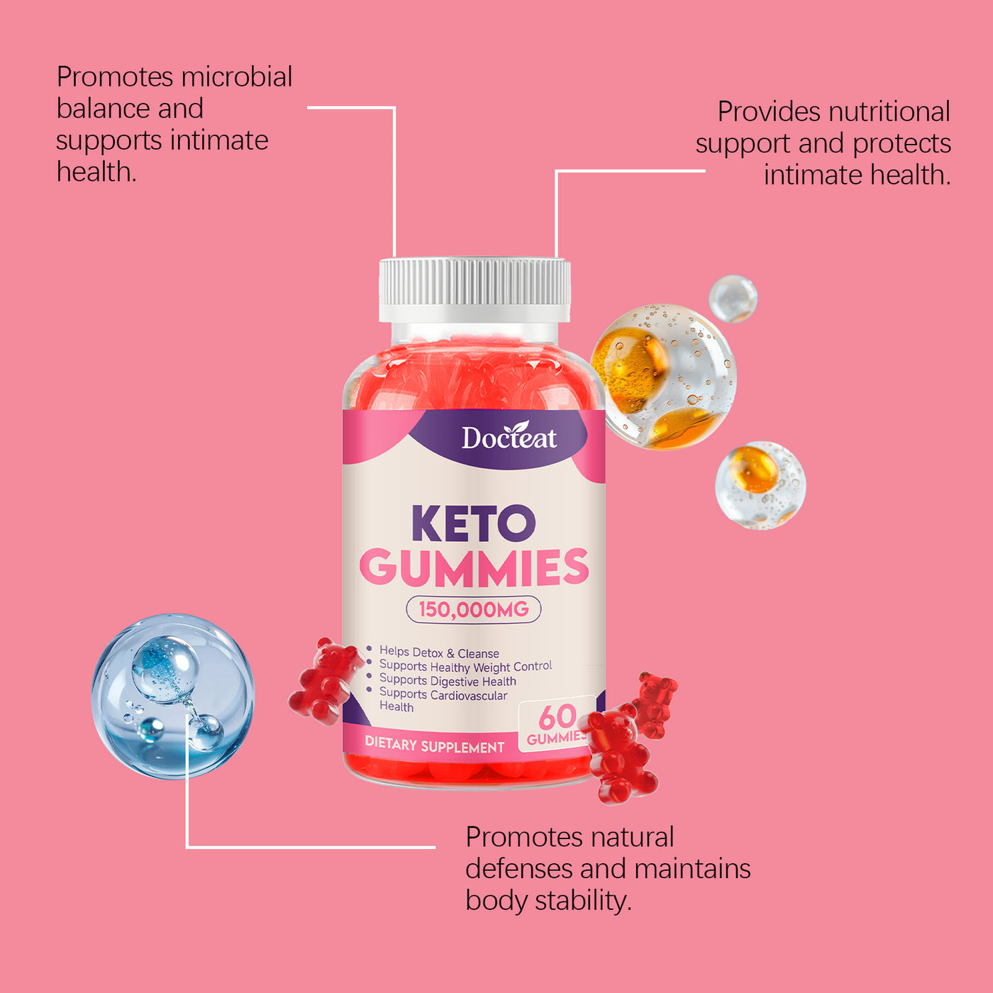 Keto Dietary Gummies – Complete Daily Nutrition for Energy & Wellness