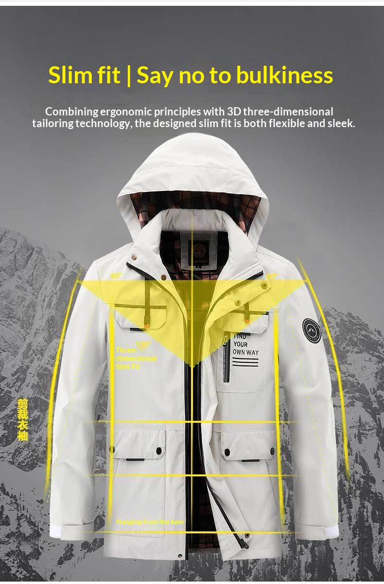 Men’s Mid-Length Casual Jacket