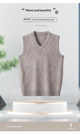 Men’s Sleeveless Knitted Vest