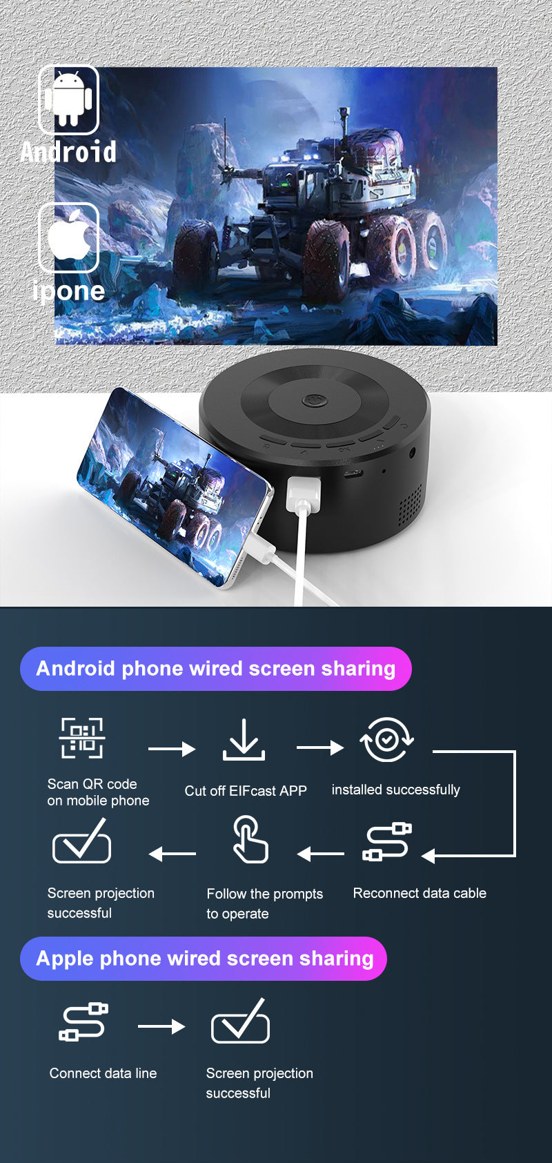 Mini Portable Projector