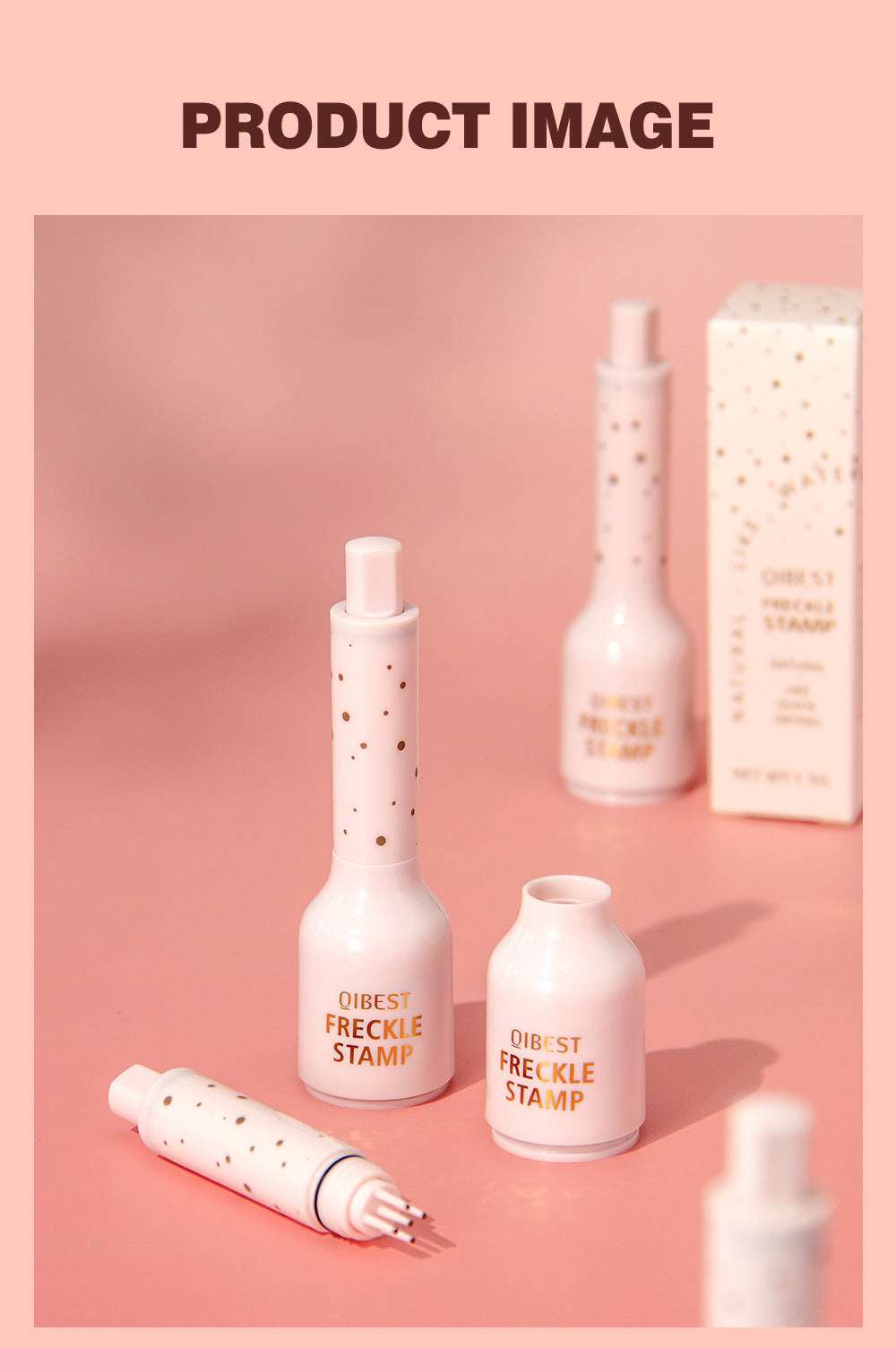 Brown Facial Pseudo Freckle Makeup Brush