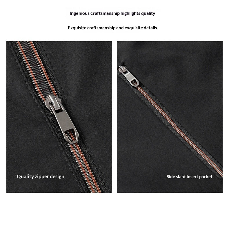 Versatile Casual Stand-Collar Jacket