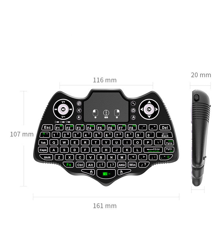 3‑in‑1 Remote Control for Smart TV, PC & Projectors
