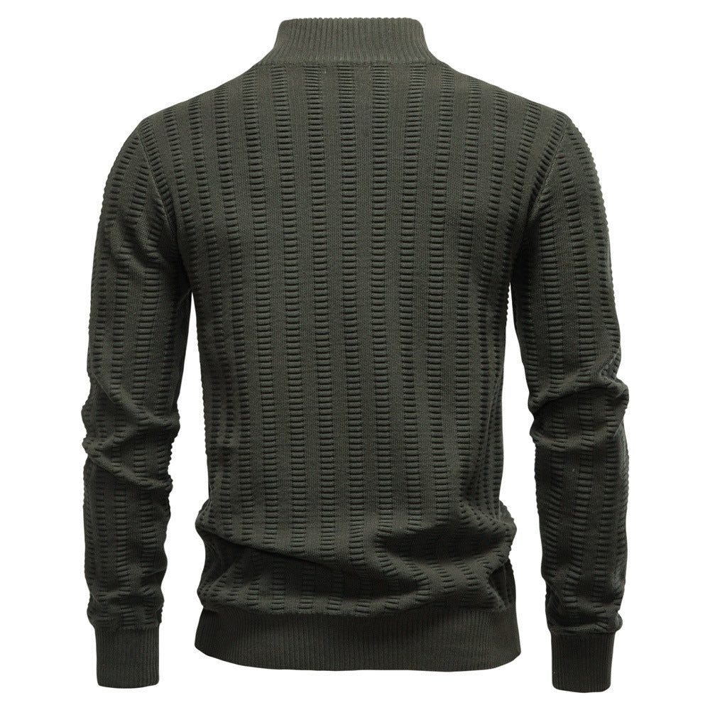 Men’s Striped Jacquard Sweater