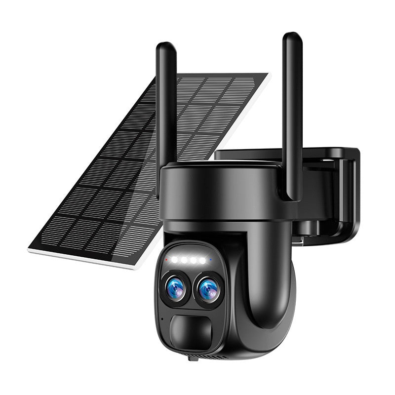 Solar-Powered 8X Zoom Surveillance Camera