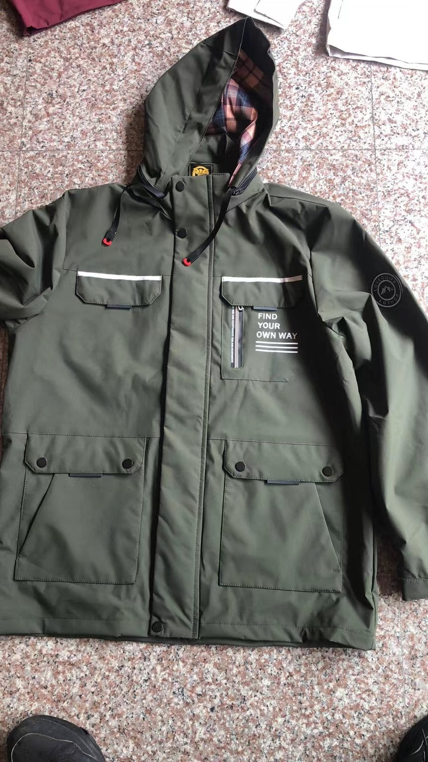 Men’s Mid-Length Casual Jacket