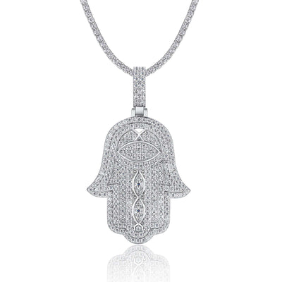 Luxury Moissanite Necklace – Plated Pendant, Timeless Light Luxury Jewelry