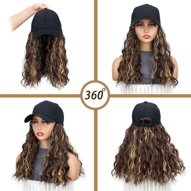 Women’s Mid‑Length Hair Peaked Cap