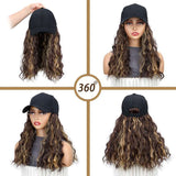 Women’s Mid‑Length Hair Peaked Cap