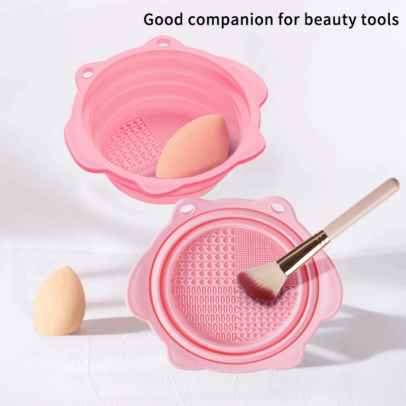 Silicone Makeup Brush Cleaning Bowl