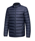 Men’s Warm Stand-Up Collar Zippered Cotton-Padded Jacket