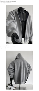 Casual Cropped Cardigan Hoodie – Stylish Comfort for All Seasons