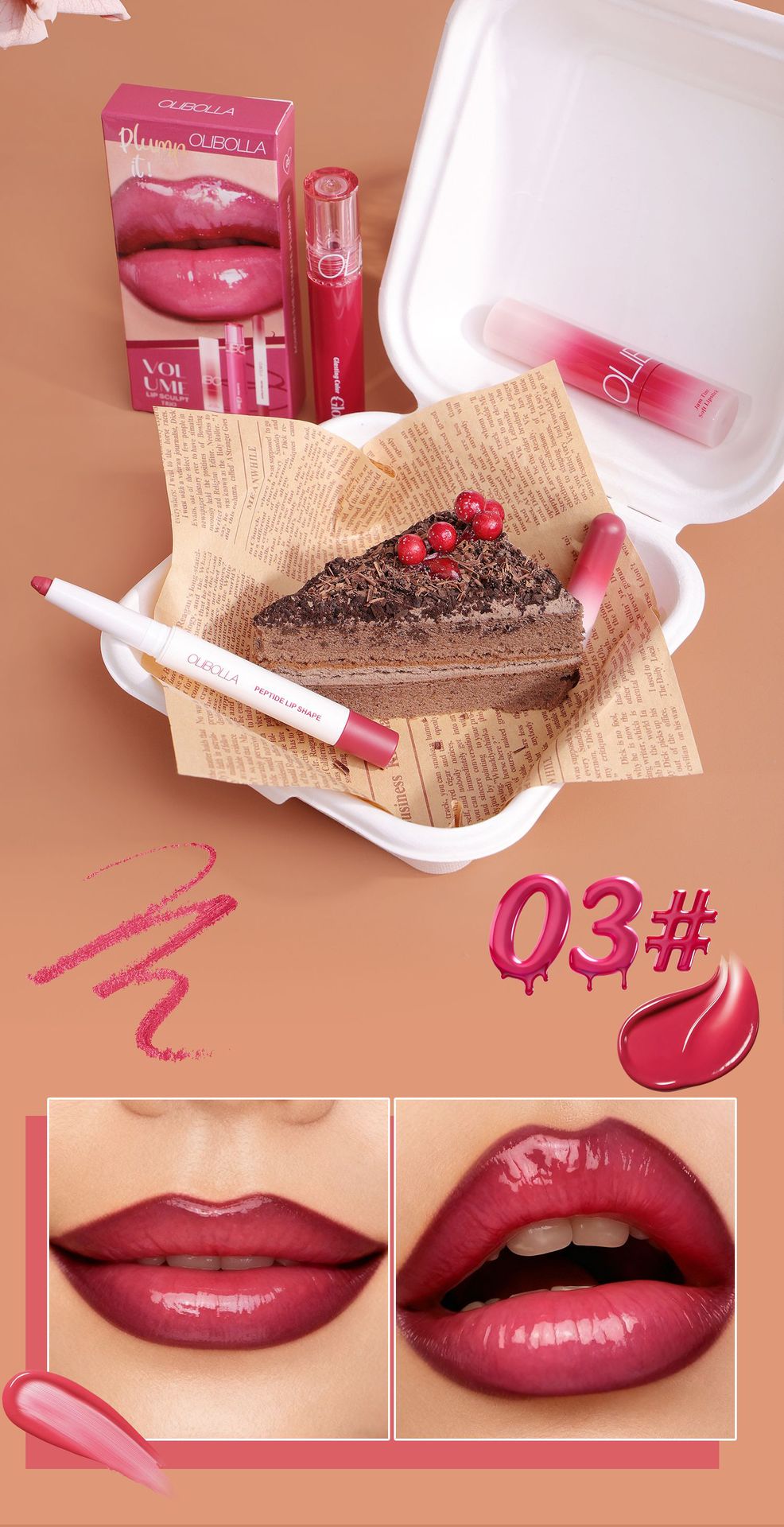 Makeup Set – Precision Eyeliner & Dewy Lip Gloss Duo