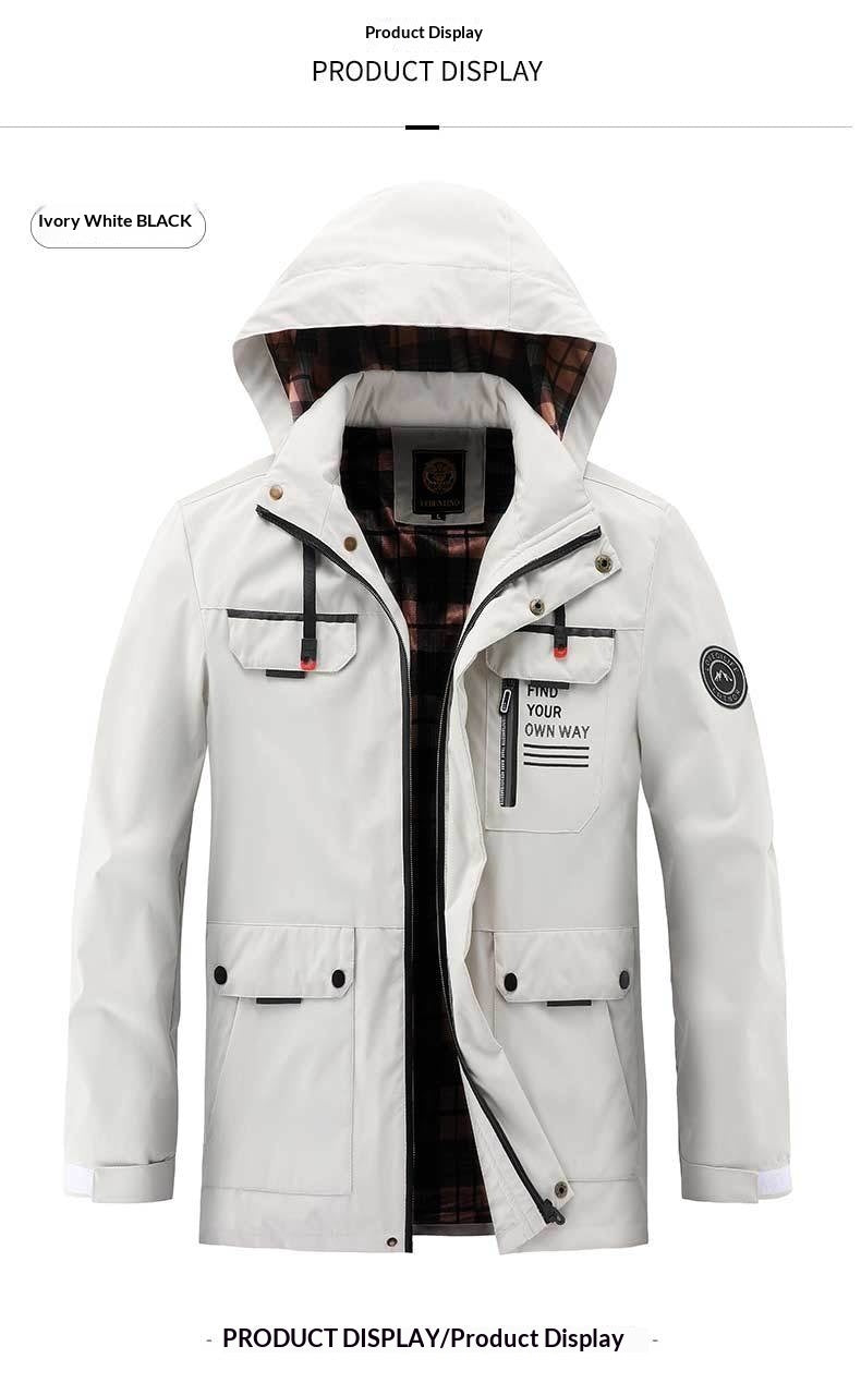 Men’s Mid-Length Casual Jacket