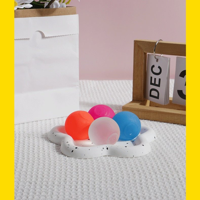 Golden Powder Maltose Ball – Soft Stress‑Relief Squeeze Toy for Relaxation & Sensory Play