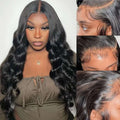 Front Lace Wig – Medium Big Wave Hairstyle, Natural Full Head Look for Women