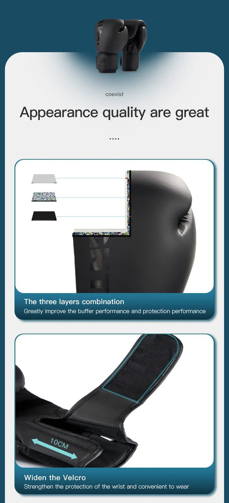 Sanda Muay Thai Fighting Gloves