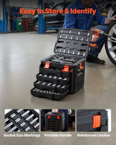 230-Piece Mobilized Professional Mechanics Tool Set