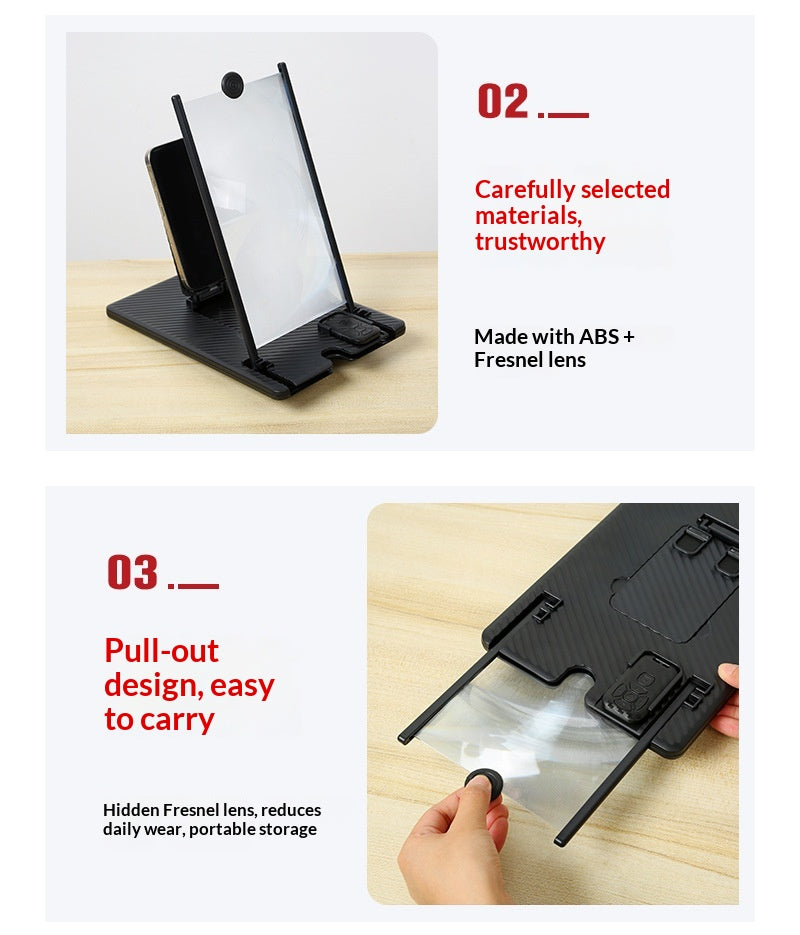 14-inch Vertical Screen Phone Magnifier Stand