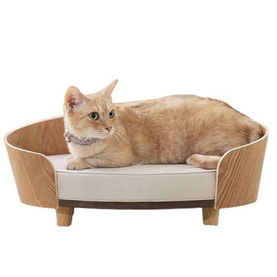 Wooden Cat Nest & Dog Bed