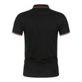 Solid Color Men’s Polo Shirt – Stand-Up Collar & Short Sleeves