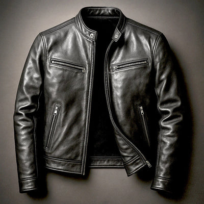Men’s PU Leather Motorcycle Jacket