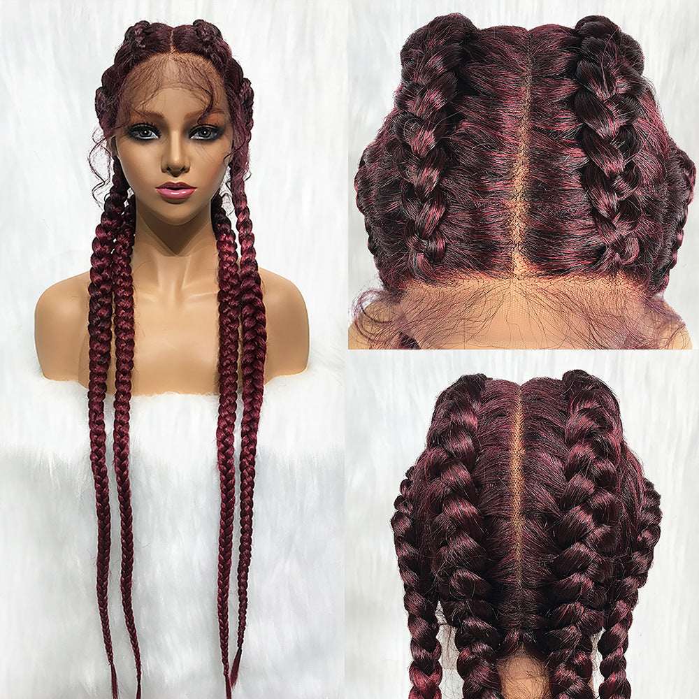 4-Strand Lace Braids Wig
