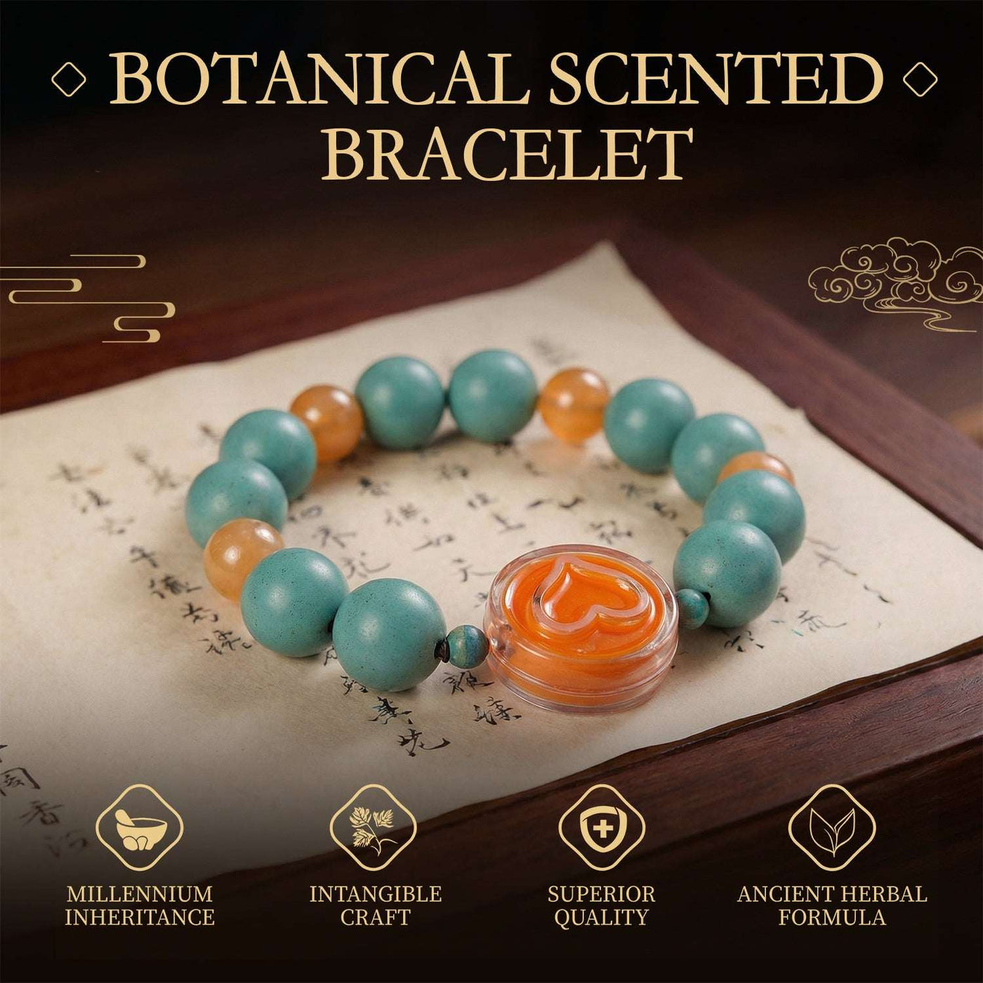Traditional Chinese Medicine Bead Bracelet – Wellness Jewelry for Balance, Energy & Style