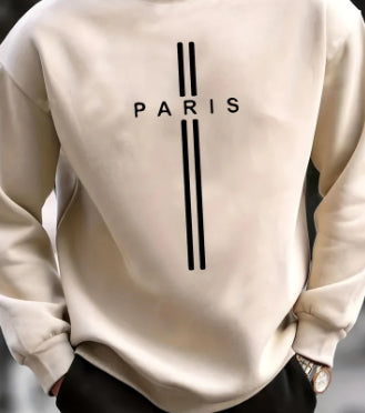 Men’s Casual Loose Oversized Sweatshirt – Fall & Winter Comfort Wear