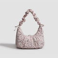 Women’s Floral Crossbody Bag – Cute Shoulder Purse with Bow Accent & Adjustable Strap