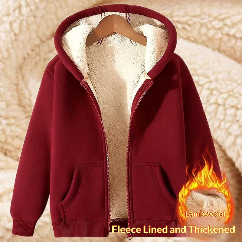 Heavyweight Fleece-Lined Extra-Thick Men’s Hoodie